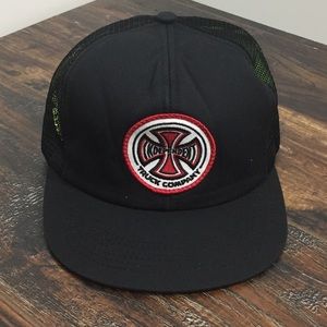 Independent Truck Company Black Snap Trucker Hat